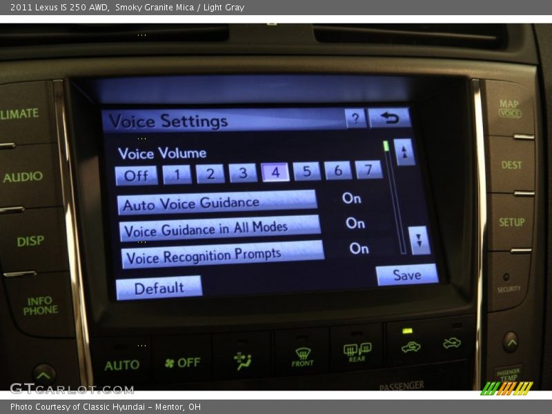 Smoky Granite Mica / Light Gray 2011 Lexus IS 250 AWD