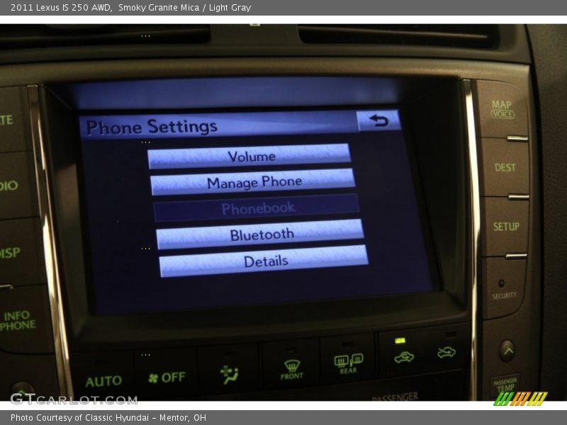 Smoky Granite Mica / Light Gray 2011 Lexus IS 250 AWD