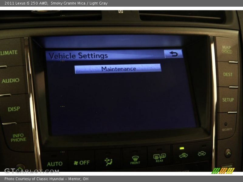 Smoky Granite Mica / Light Gray 2011 Lexus IS 250 AWD