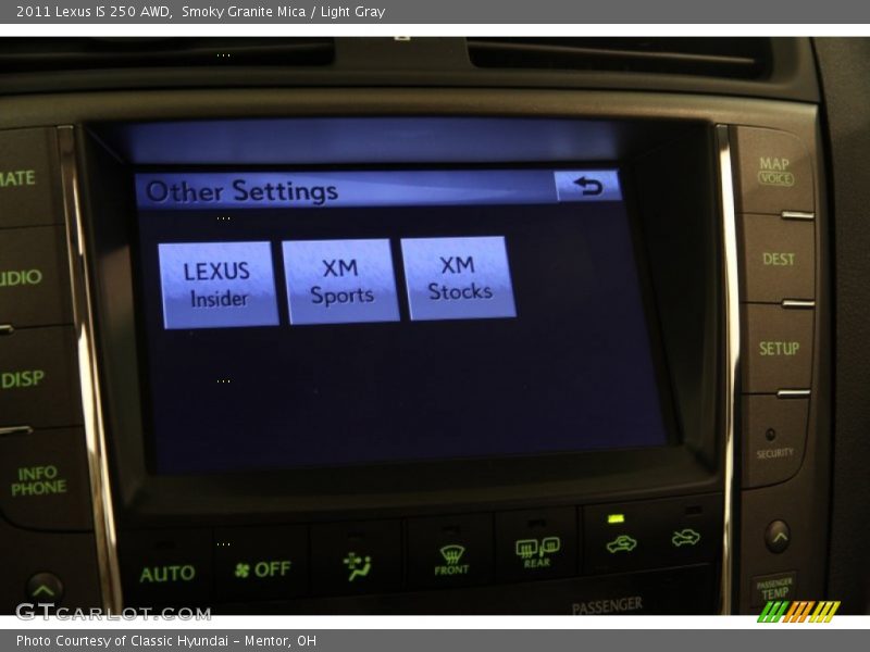 Smoky Granite Mica / Light Gray 2011 Lexus IS 250 AWD