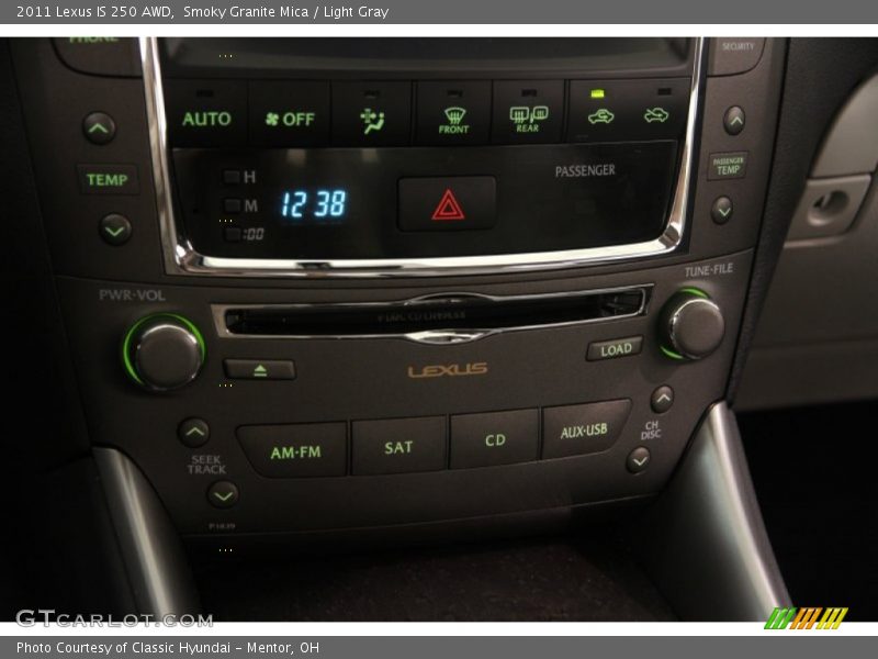 Smoky Granite Mica / Light Gray 2011 Lexus IS 250 AWD