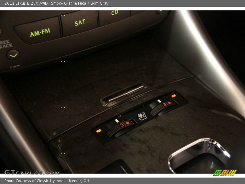 Smoky Granite Mica / Light Gray 2011 Lexus IS 250 AWD