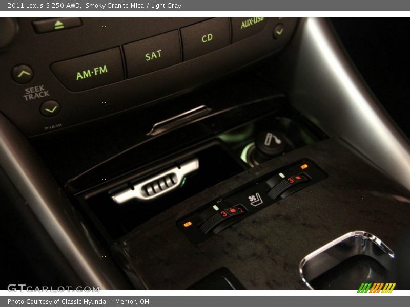 Smoky Granite Mica / Light Gray 2011 Lexus IS 250 AWD