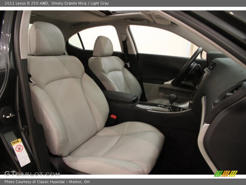Smoky Granite Mica / Light Gray 2011 Lexus IS 250 AWD