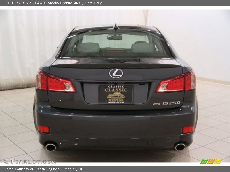 Smoky Granite Mica / Light Gray 2011 Lexus IS 250 AWD