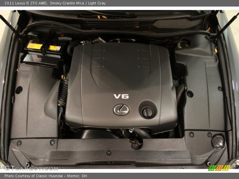 Smoky Granite Mica / Light Gray 2011 Lexus IS 250 AWD