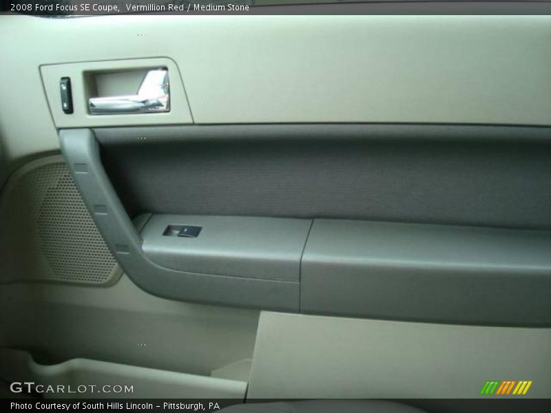 Vermillion Red / Medium Stone 2008 Ford Focus SE Coupe