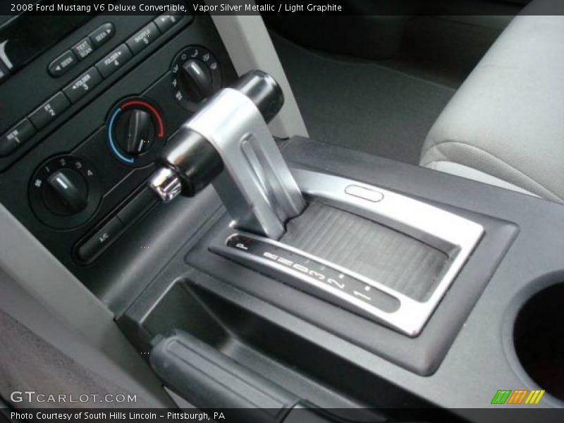 Vapor Silver Metallic / Light Graphite 2008 Ford Mustang V6 Deluxe Convertible