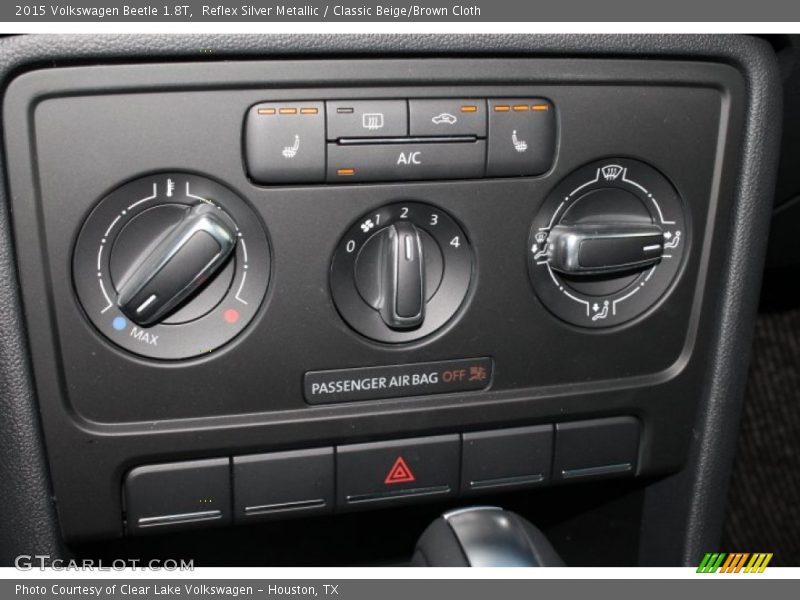 Controls of 2015 Beetle 1.8T