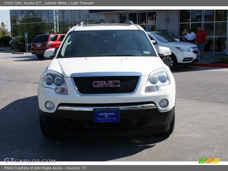Summit White / Light Titanium 2009 GMC Acadia SLT
