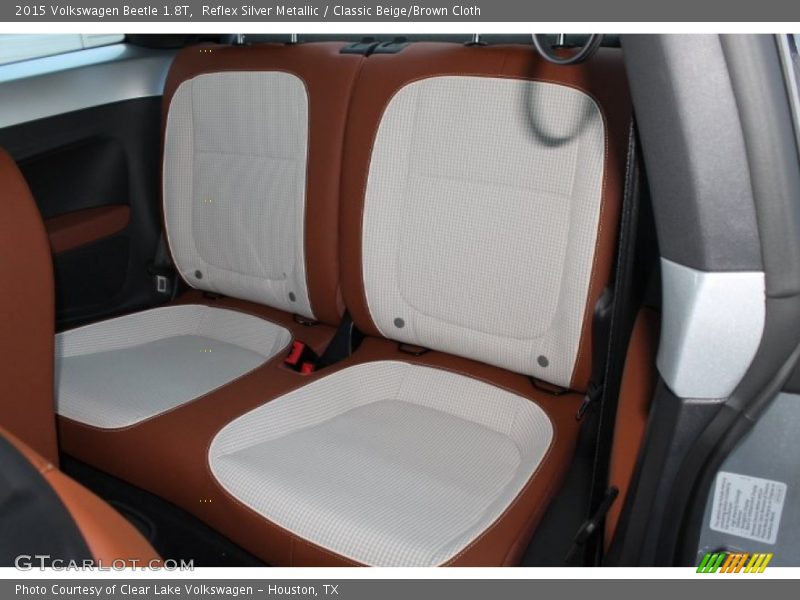 Rear Seat of 2015 Beetle 1.8T