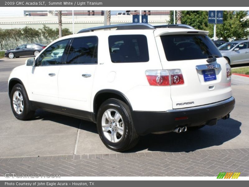 Summit White / Light Titanium 2009 GMC Acadia SLT