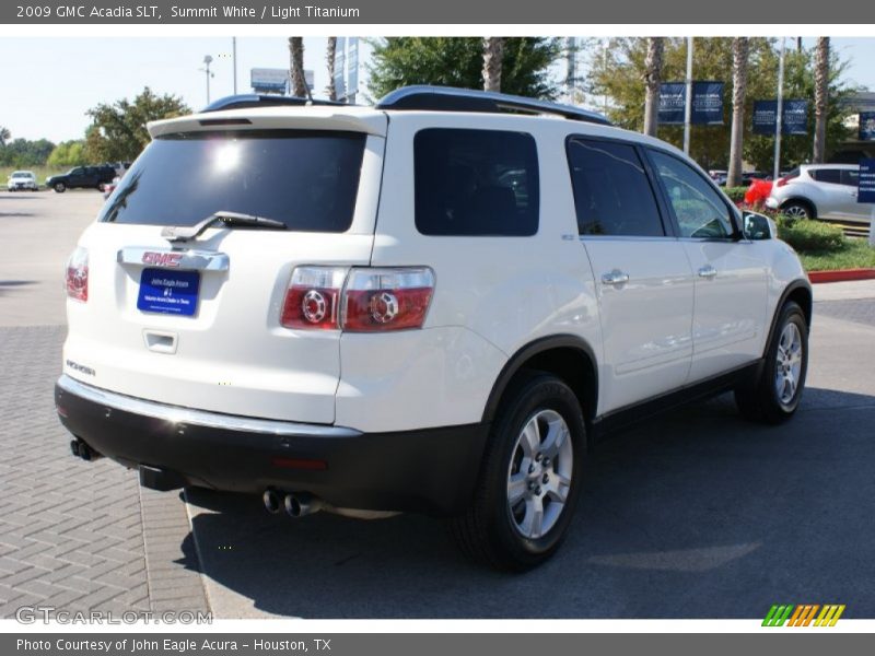 Summit White / Light Titanium 2009 GMC Acadia SLT