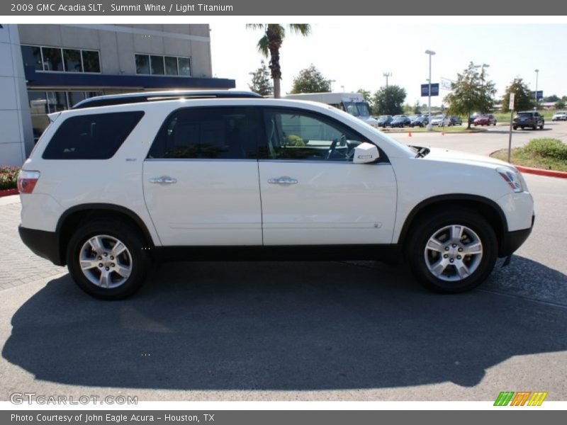 Summit White / Light Titanium 2009 GMC Acadia SLT