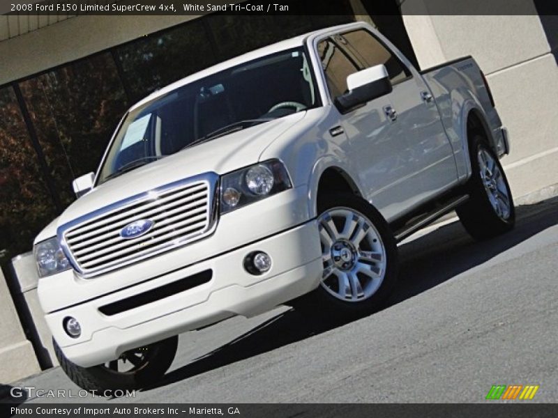 White Sand Tri-Coat / Tan 2008 Ford F150 Limited SuperCrew 4x4