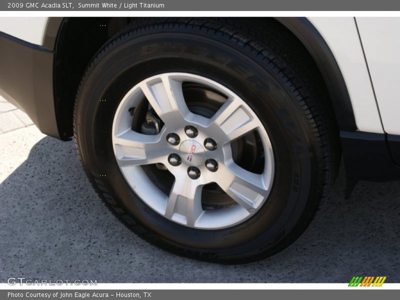 Summit White / Light Titanium 2009 GMC Acadia SLT