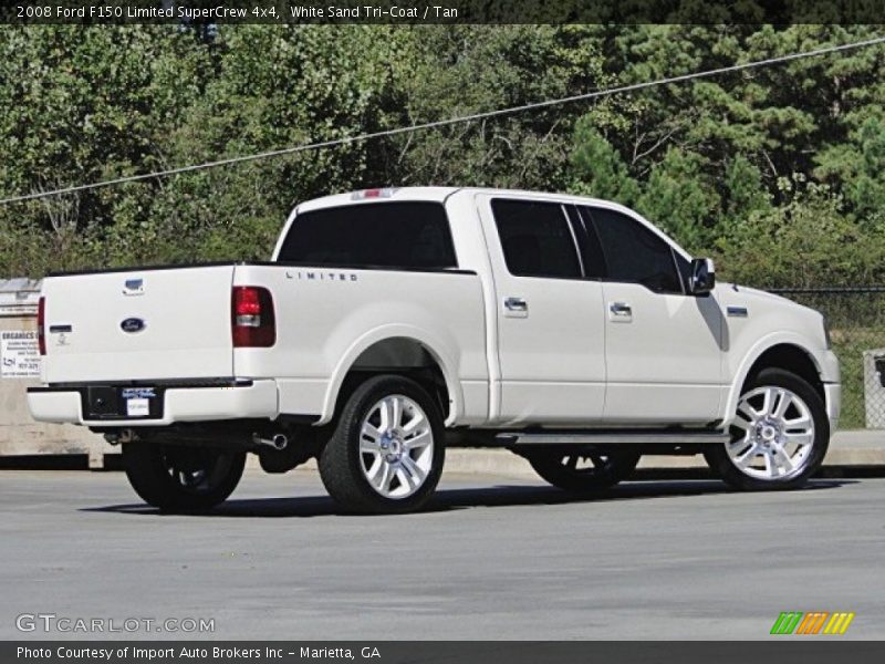 White Sand Tri-Coat / Tan 2008 Ford F150 Limited SuperCrew 4x4