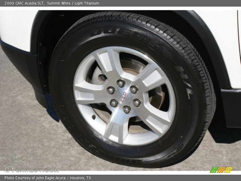 Summit White / Light Titanium 2009 GMC Acadia SLT