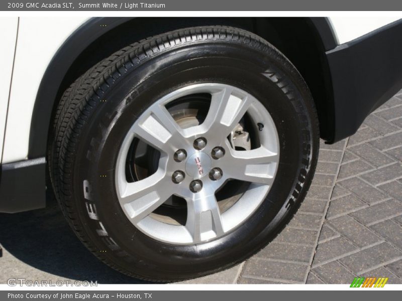 Summit White / Light Titanium 2009 GMC Acadia SLT