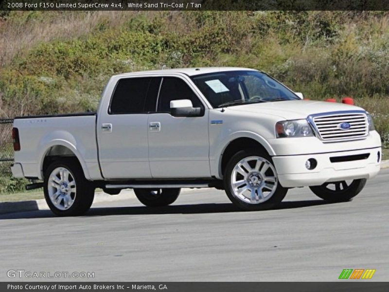 White Sand Tri-Coat / Tan 2008 Ford F150 Limited SuperCrew 4x4