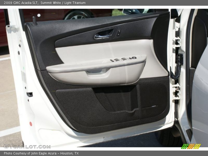 Summit White / Light Titanium 2009 GMC Acadia SLT