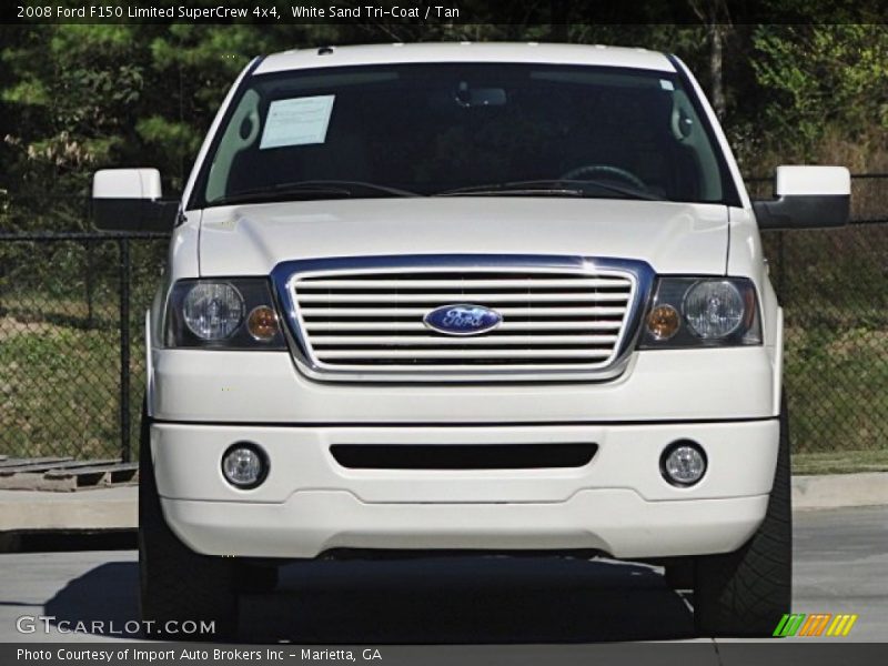 White Sand Tri-Coat / Tan 2008 Ford F150 Limited SuperCrew 4x4