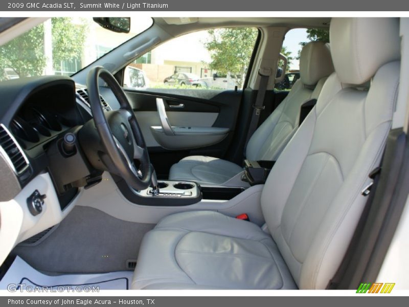 Summit White / Light Titanium 2009 GMC Acadia SLT
