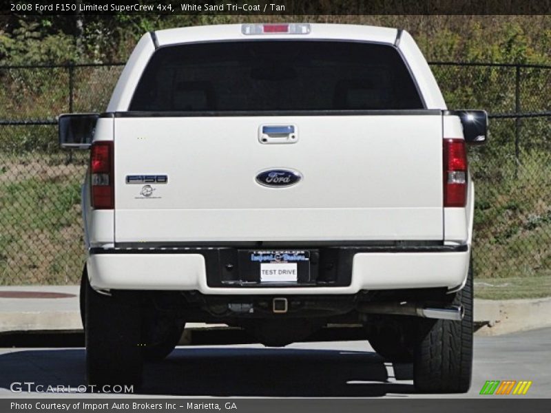 White Sand Tri-Coat / Tan 2008 Ford F150 Limited SuperCrew 4x4