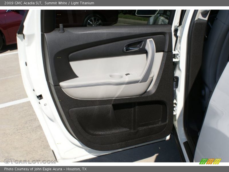 Summit White / Light Titanium 2009 GMC Acadia SLT