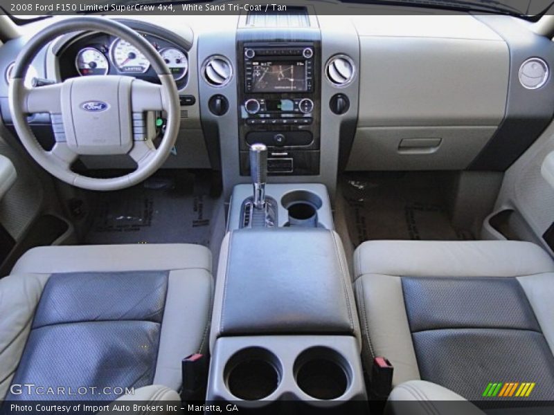 White Sand Tri-Coat / Tan 2008 Ford F150 Limited SuperCrew 4x4