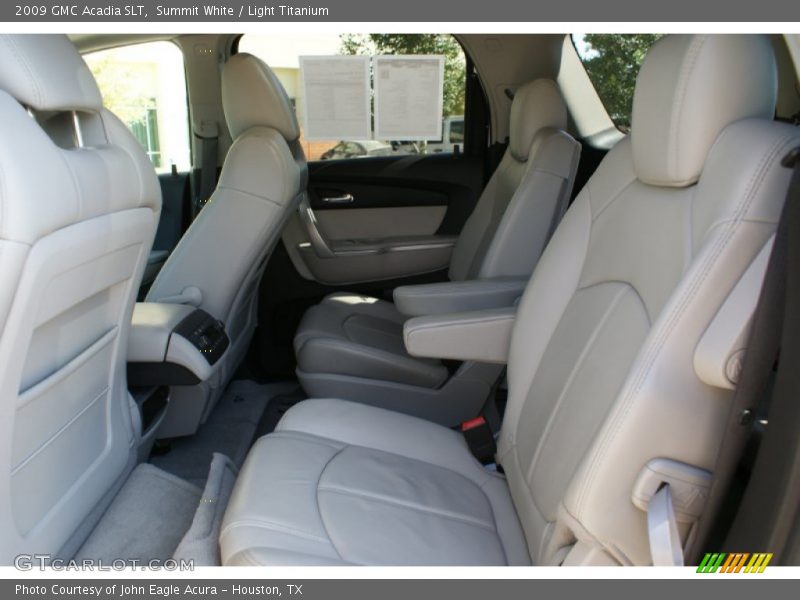 Summit White / Light Titanium 2009 GMC Acadia SLT