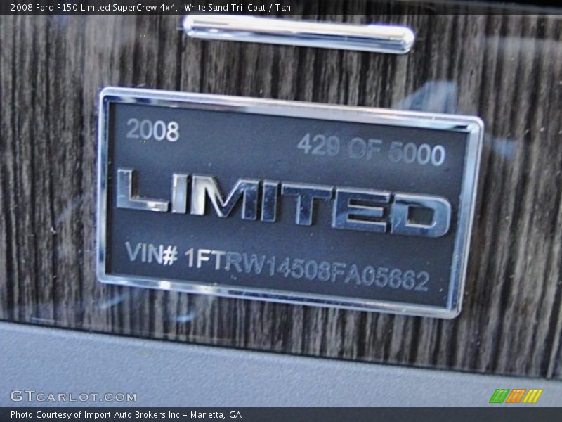  2008 F150 Limited SuperCrew 4x4 Logo