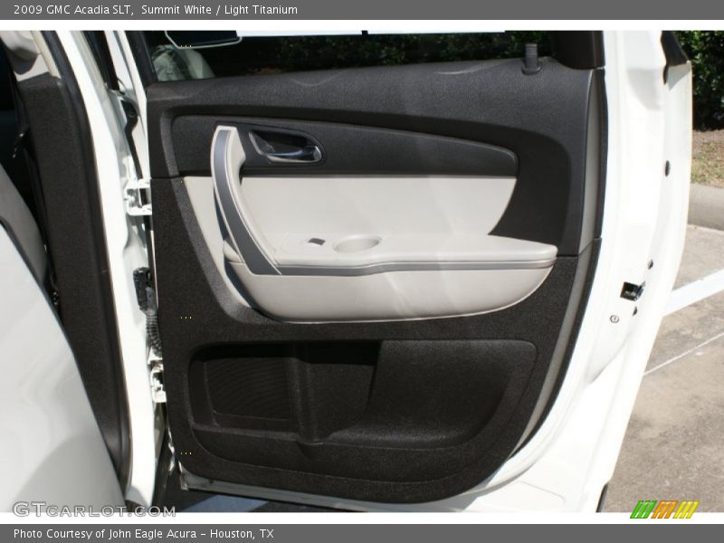 Summit White / Light Titanium 2009 GMC Acadia SLT
