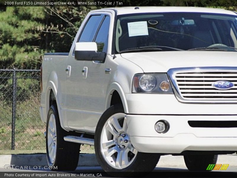 White Sand Tri-Coat / Tan 2008 Ford F150 Limited SuperCrew 4x4