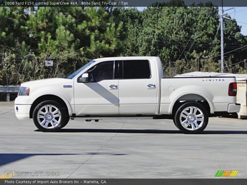  2008 F150 Limited SuperCrew 4x4 White Sand Tri-Coat
