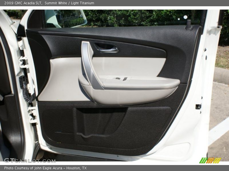 Summit White / Light Titanium 2009 GMC Acadia SLT