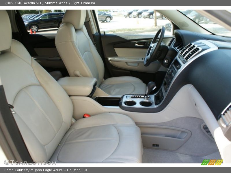 Summit White / Light Titanium 2009 GMC Acadia SLT