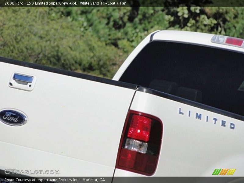 White Sand Tri-Coat / Tan 2008 Ford F150 Limited SuperCrew 4x4