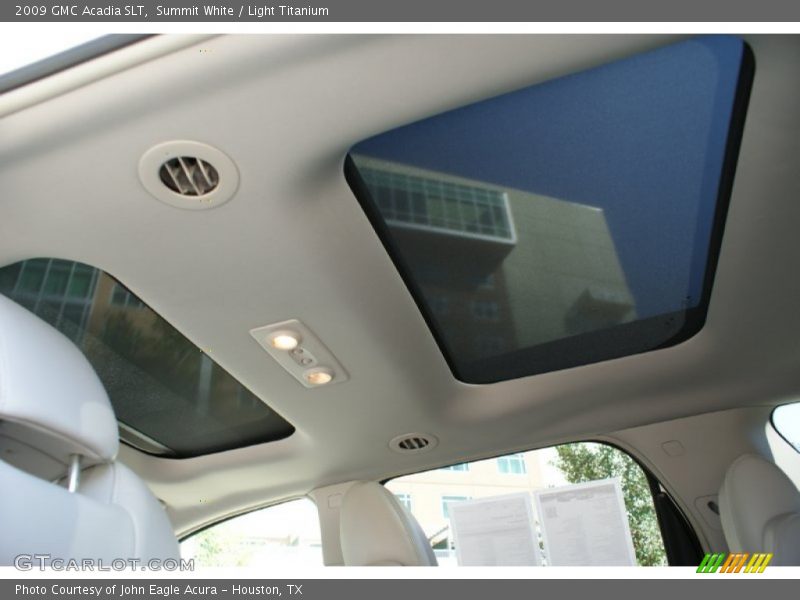 Summit White / Light Titanium 2009 GMC Acadia SLT