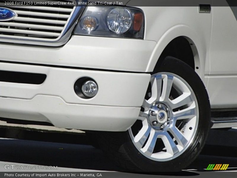 White Sand Tri-Coat / Tan 2008 Ford F150 Limited SuperCrew 4x4