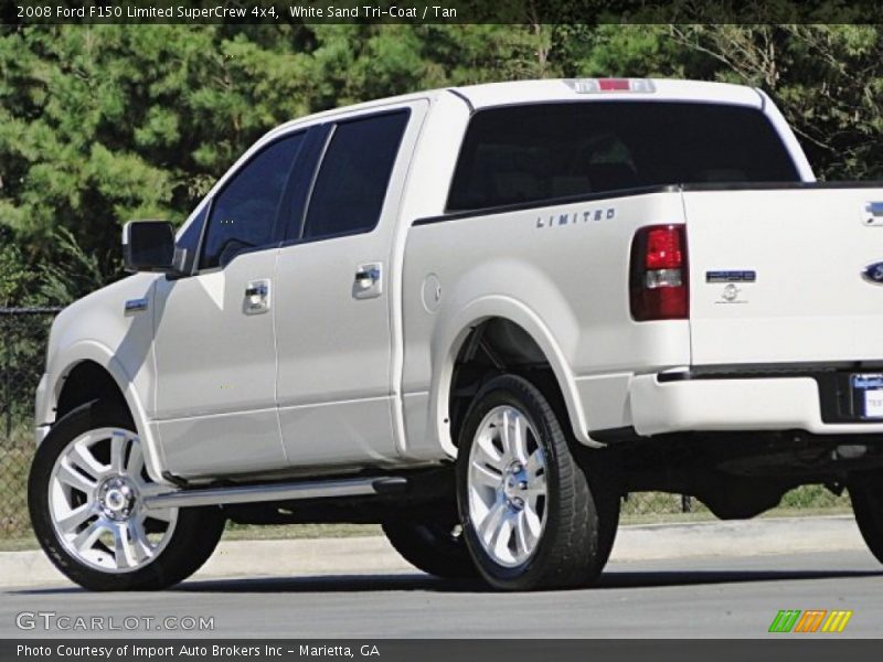 White Sand Tri-Coat / Tan 2008 Ford F150 Limited SuperCrew 4x4