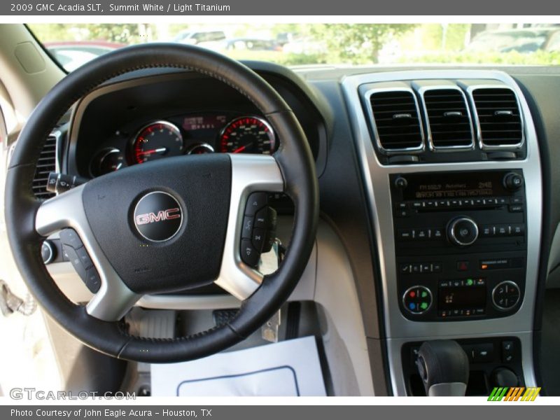 Summit White / Light Titanium 2009 GMC Acadia SLT