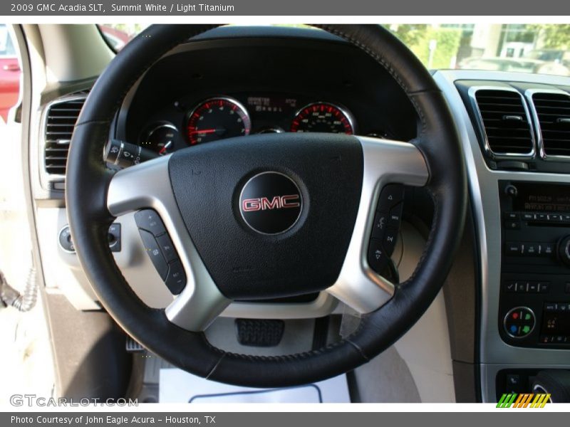 Summit White / Light Titanium 2009 GMC Acadia SLT