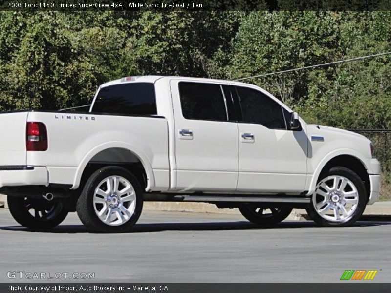 White Sand Tri-Coat / Tan 2008 Ford F150 Limited SuperCrew 4x4