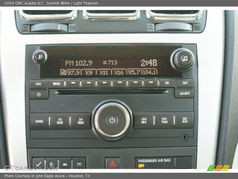 Summit White / Light Titanium 2009 GMC Acadia SLT