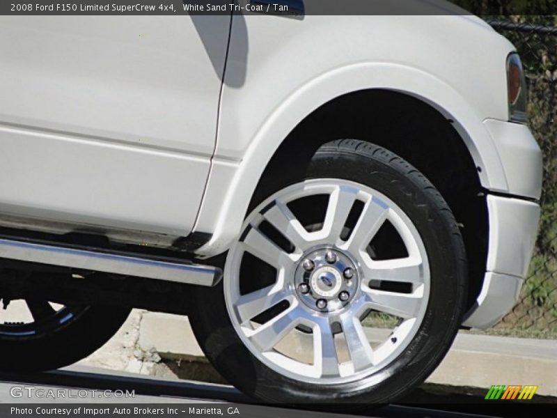 White Sand Tri-Coat / Tan 2008 Ford F150 Limited SuperCrew 4x4