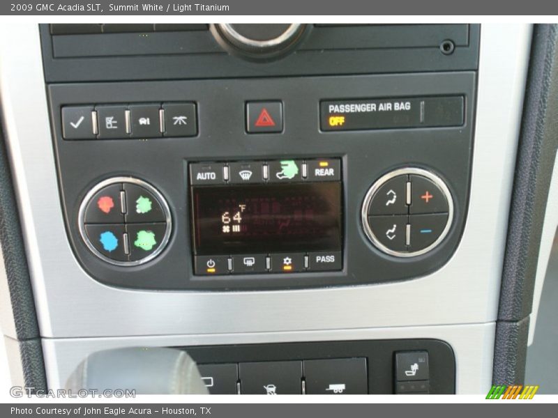 Summit White / Light Titanium 2009 GMC Acadia SLT