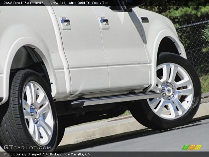 White Sand Tri-Coat / Tan 2008 Ford F150 Limited SuperCrew 4x4