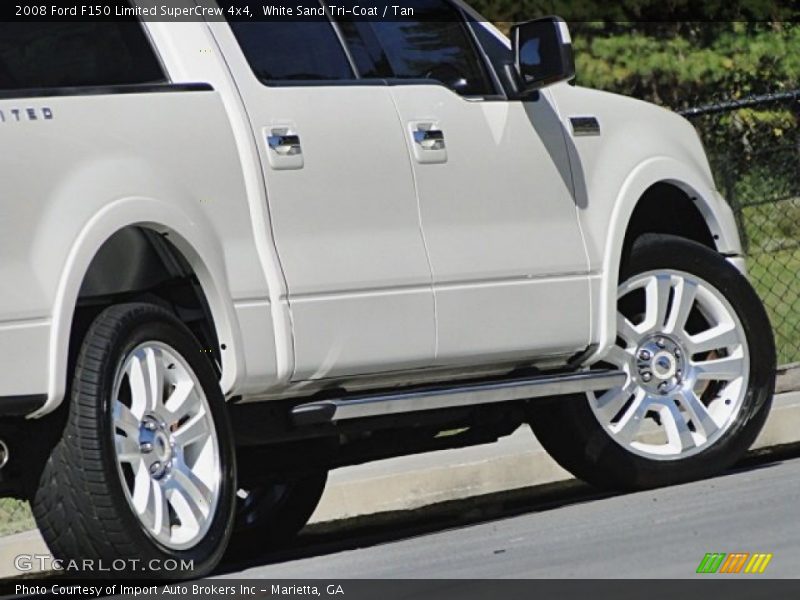 White Sand Tri-Coat / Tan 2008 Ford F150 Limited SuperCrew 4x4