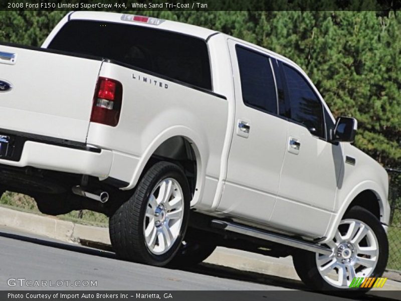 White Sand Tri-Coat / Tan 2008 Ford F150 Limited SuperCrew 4x4